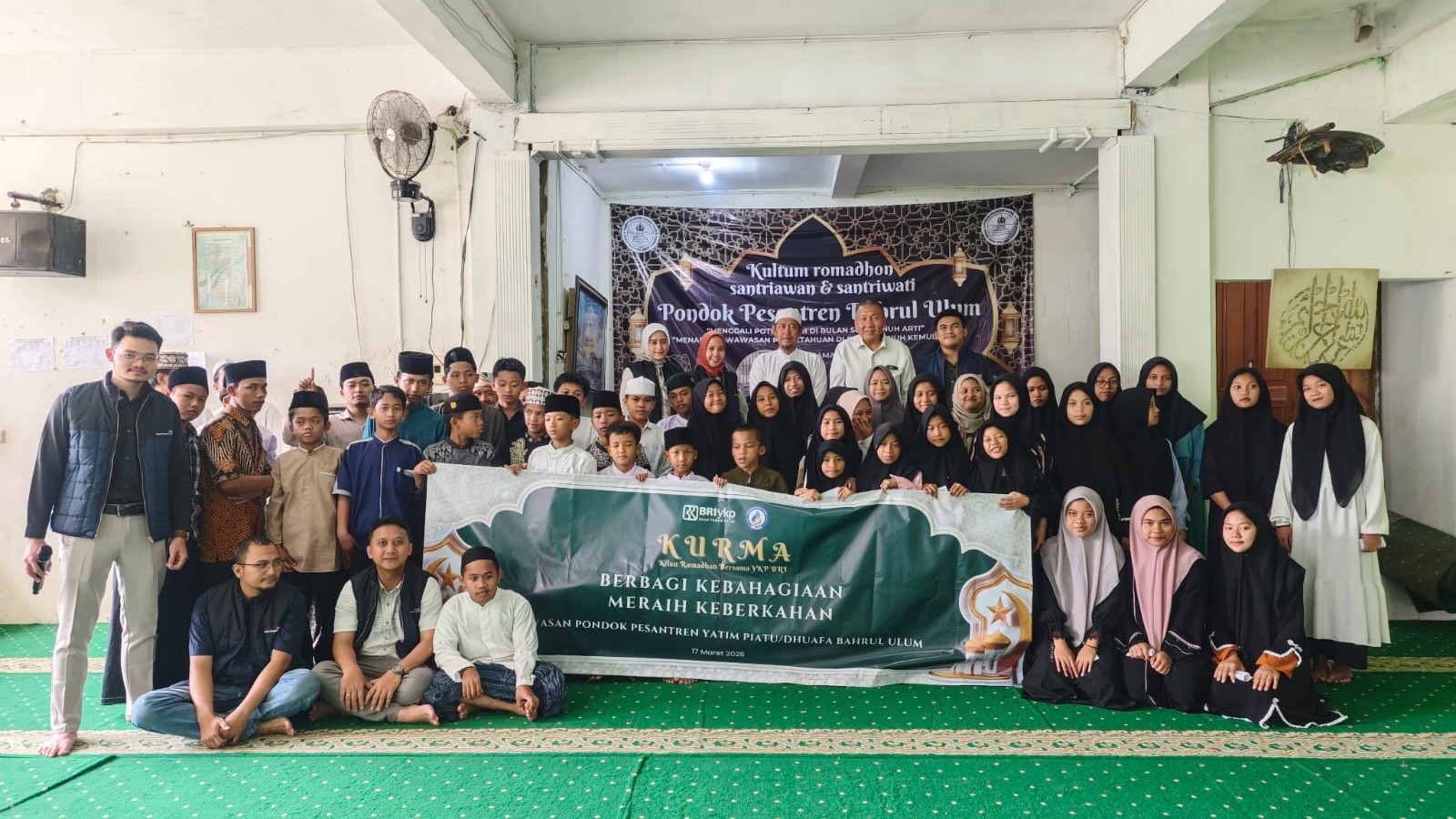 YKP BRI DAN YBM BRILiaN BERBAGI KEBAHAGIAN BERSAMA ANAK YATIM